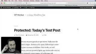 Using Password-Protected Posts