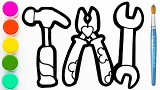 How to Draw a Repair Tools | Step by Step