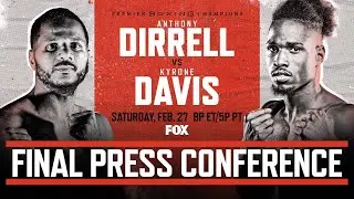 Dirrell vs Davis Final Press Conference | PBC on FOX