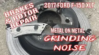 How to Replace Rear Brake Rotors & Pads on a 2017 Ford F 150 XLT | Step by Step Repair