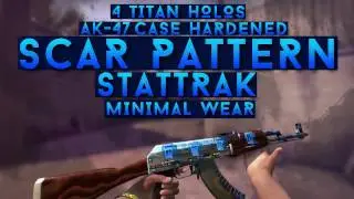 Speed Art: AK-47 CH ST MW BLUE GEM  - (Daniela Designs)
