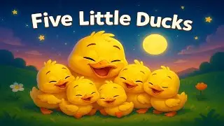 Five Little Ducks | Action Songs for Toddlers | Waddle & Stomp Along