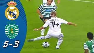 Robben ● Guti ● Higuain Mind Blowing Fantastic Show ● Real Madrid 5 x 3 Sporting Lisbon in 2008