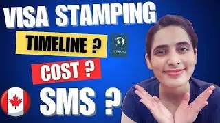 Хронология выдачи визовых штампов🇨🇦| Какие уведомления по SMS приходят???#Canadastudyvisa #ppr#VFS #visastamping