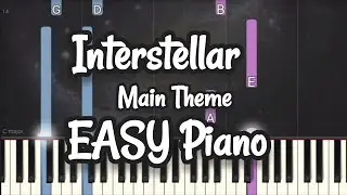 Hans Zimmer - Interstellar Main Theme (Simple Piano Pop Songs, Piano Tutorial) Sheet 琴譜