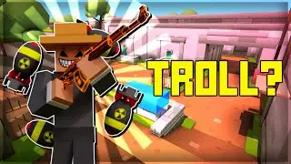 TROLLING a KRUNKER.IO TWITCH STREAMER! (LMG THOOMER!)