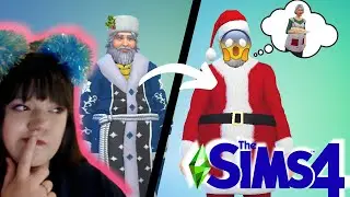 Giving father winter a ✨festive✨ CC Makeover... (Hello Mrs Claus) 🤶🏻🎅🏻
