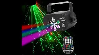 LED RGB Laser Stage Light Projector DJ Disco KTV Show Party Lighting