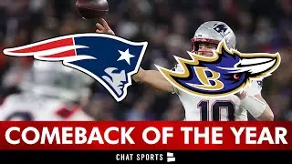 DID THAT JUST HAPPEN?! Instant Reaction To Patriots THRILLING Comeback Over Baltimore Ravens 28-24