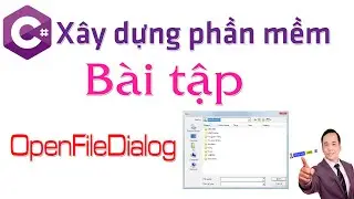 Winform OpenFileDialog - B&agrave;i tập nạp từ file text - Học CSharp cơ bản