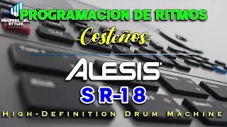 Programación de Ritmos Costeños - Caja Rítmica: Alesis - SR18 High - Definition Drum Machine