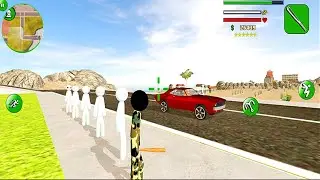 US Army Stickman Rope Hero Super Army Mafia Crime City 2022