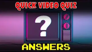 Quick Video Quiz Answer | Videofacts