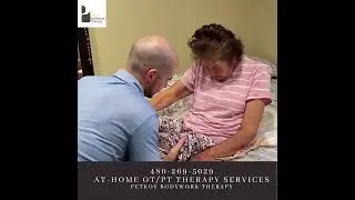 Example of in home physical/occupational therapy of stroke recovery