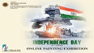INDEPENDENCE DAY || 5MINUTE ARTS || SAKUNTALA ART GALLERY