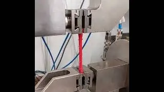 Tensile strength test (ISO 527) of 3D printed sample at Budapest University of Technology (BME)