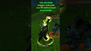 Hogger Ironman Challenge #wow #worldofwarcraft #gaming #shorts #short #projectascension #orc #horde