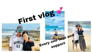 Our first vlog 😊💕Bondi beach🏖