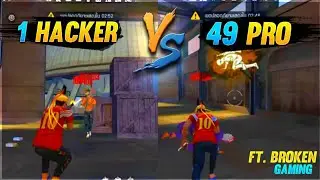 REACTION ON BROKEN GAMING| PLAYING LIKE HACKER| BROKEN GAMING| FREE FIRE | TECHNICAL KK REACTION