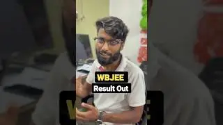 অপেক্ষার অবসান -- WBJEE Result OUT #shorts #wbjee