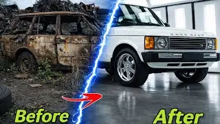 😱 From Scrap to Supercar! Old Car Restoration | Before After Transformation #carrestoration #viral 