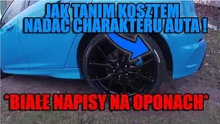 Jak tanim kosztem nadać charakteru auta - Malowanie opon - #4 Rally VLOG