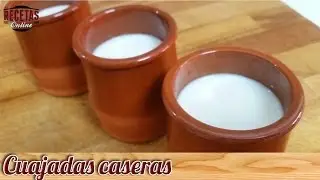 Cuajadas caseras - Recetas de cocina
