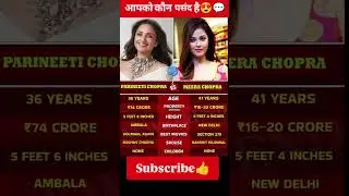 Parineeti Chopra & Meera Chopra - Beauty, Talent & Stardom! ✨🎬 #YouTubeShorts#trending #shortsfeed