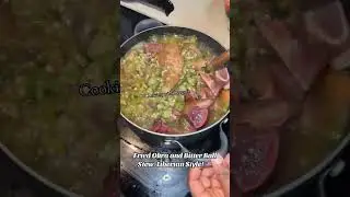 Fried Okra and Bitter Balls(garden eggs/eggplants). Liberian style!!🇱🇷