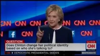 Hillary Clinton In Debate: 'I'm A Progressive Who Likes To Get Things Done'