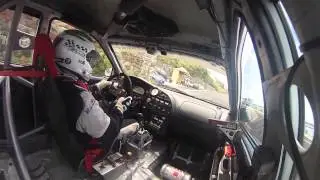 37ª Subida Barlovento 2014 - Samuel Rguez Mitsubishi Evo.VI Gr.A Camara interior