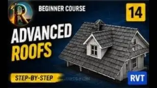 גגות רעפים + DORMER OPENING +קורות עץ-REVIT ROOF