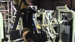booost oxygen observes Georgia Simmons being trained by Nathan Harman