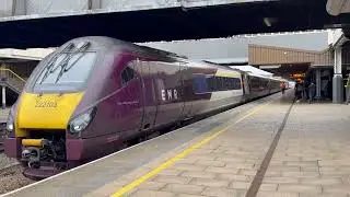 Leicester Trains a couple of Class 222 DMU on 16 August 2025