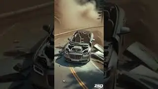 Cinematic Landslide Accident Scene | Realistic Crash | 4K #carcrash #gaming #crashtest #destruction