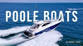 Bank holiday boats in Poole Harbour