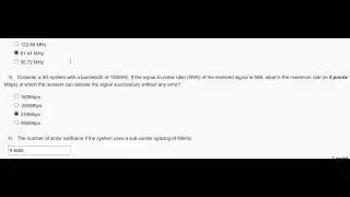 5G Wireless Standard Design week 1 Assignment Answers
