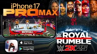 WWE 2K25 Mobile New Royal Rumble Gameplay (iOS, Android)