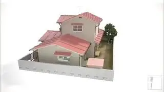 Rumah nobita dalam bentuk 3 dimensi