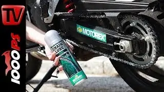 HOW-TO | Kettenschmieren beim Motorrad mit MOTOREX Chain Clean - Road, Offroad, Race