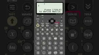 Master Matrix Calculations with the CASIO fx-991CW!