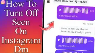 How To Read Instagram Messages Without seen || Turn Off Seen On Instagram Dm