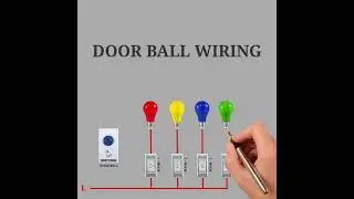 Door bell cannection कैसे करें ! How to door bell cannection with diagram video #electrician #doors