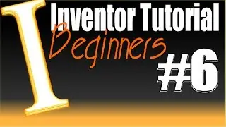 6-Inventor Beginner Tutorial: Drawing Tools/ Dimensions/ Contraints/ Fully defined/ Trim