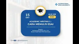 Academic Writing 1 - Cara Menulis Esai