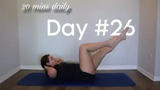 Day #26 20 Mins Daily 30 Day Workout Challenge - Abs 21 Mins At Home No Equipment