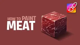 How to Paint Realistic Raw Meat in Photoshop | Ultimate Texture Tutorial for Digital Artists