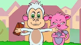 Monkey & Cat 