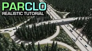 Realistic Partial Cloverleaf Tutorial - Cities Skylines