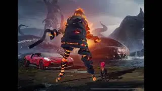Inferno Fiend Set / Flamewraith - M416 🔥